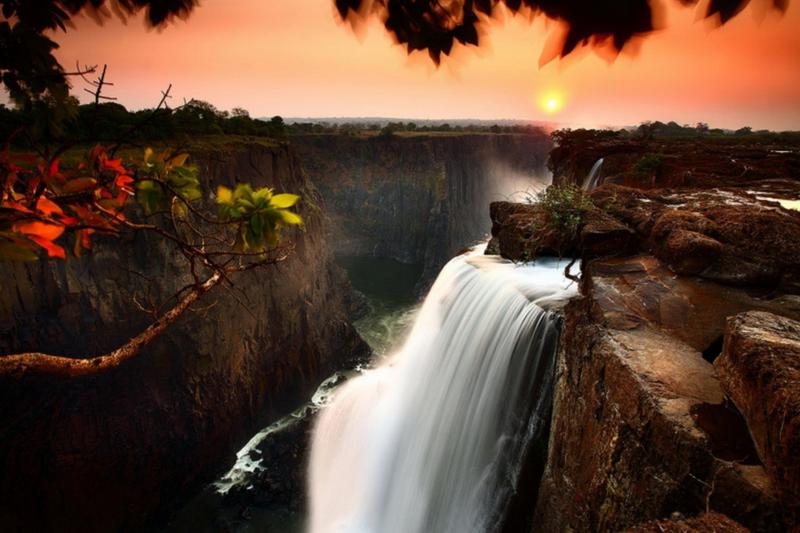 Водопад Виктория, Замбези, Замбия, Ботсвана